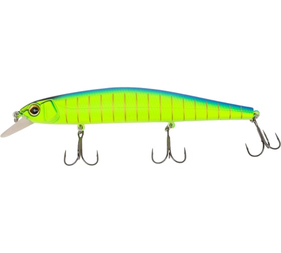 Воблер Strike Pro Inquisitor 130SP цвет: 597S Blue Mat Tiger EG-193C-SP#597S 1