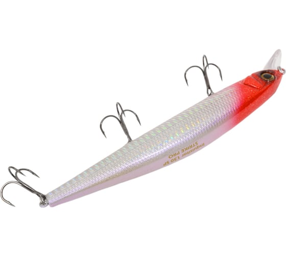 Воблер Strike Pro Inquisitor 130SP цвет: 022PPP-713 Redhead Silver EG-193C-SP#022PPP-713