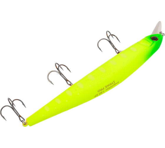 Воблер Strike Pro Inquisitor 130SP цвет: A178S Lemon Mat Tiger EG-193C-SP#A178S