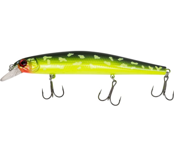 Воблер Strike Pro Inquisitor 130SP цвет: AC202F Hot Pike EG-193C-SP#AC202F