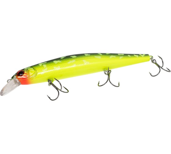 Воблер Strike Pro Inquisitor 130SP цвет: AC202F Hot Pike EG-193C-SP#AC202F