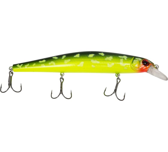 Воблер Strike Pro Inquisitor 130SP цвет: AC202F Hot Pike EG-193C-SP#AC202F