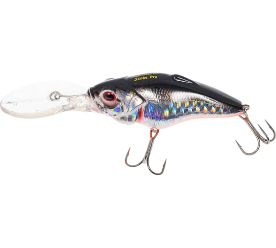 Воблер Strike Pro Supersonic 60 цвет: A70-713 Black Silver OB EG-081A#A70-713