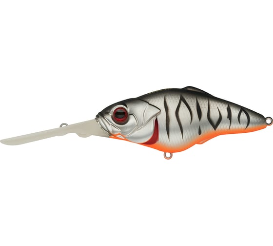 Воблер Strike Pro Supersonic 60 цвет: A243ES Grey Shadow Mat Tiger EG-081A#A243ES 1