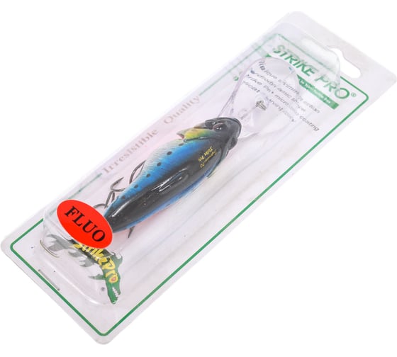 Воблер Strike Pro Supersonic 70 цвет: A234-SBO-LU Blue Back Silver OB Fluo EG-081B#A234-SBO-LU