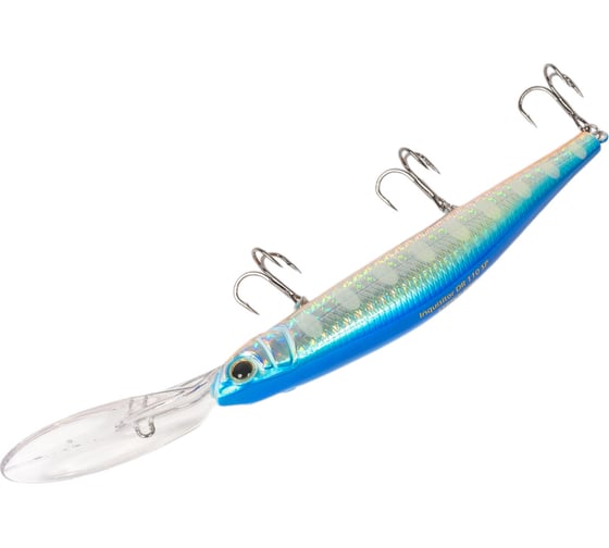 Воблер Strike Pro Inquisitor DR 110SP цвет: A150-713 UV Blue Silver OB EG-193BL-SP#A150-713