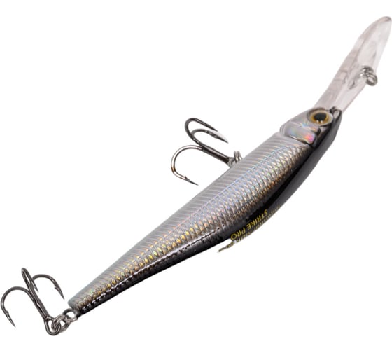 Воблер Strike Pro Inquisitor MDR 80SP цвет: A010-EP Black Back Silver EG-193AL-SP#A010-EP