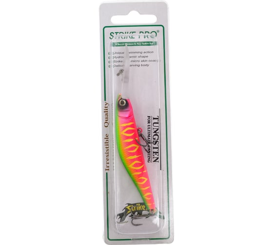 Воблер Strike Pro Inquisitor MDR 80SP цвет: A230S Watermelon Mat Tiger EG-193AL-SP#A230S