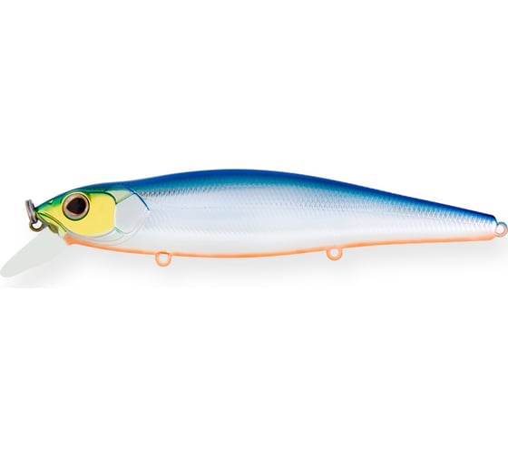 Воблер Strike Pro Jer-O Minnow 130 цвет: 626E Blue Silver OB EG-039SP#626E
