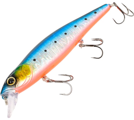 Воблер Strike Pro Jer-O Minnow 130 цвет: A234-SBO-LU Blue Back Silver OB Fluo EG-039SP#A234-SBO-LU