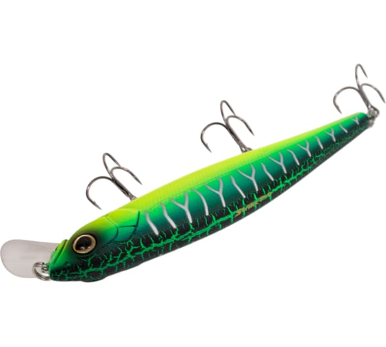 Воблер Strike Pro Jer-O Minnow 130 цвет: A223S-RP Pearl Mat Tiger EG-039SP#A223S-RP