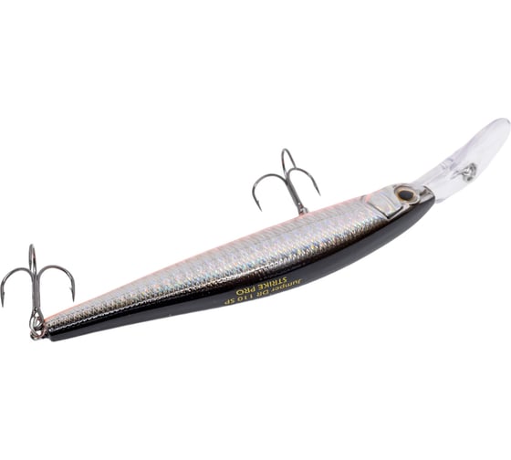 Воблер Strike Pro Jumper DR 110SP цвет: A70-713 Black Silver OB EG-192CL-SP#A70-713