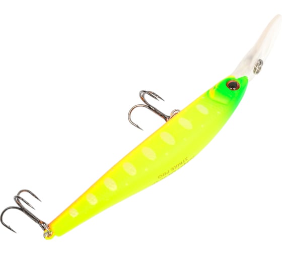 Воблер Strike Pro Jumper DR 90SP цвет: A178S Lemon Mat Tiger EG-192BL-SP#A178S