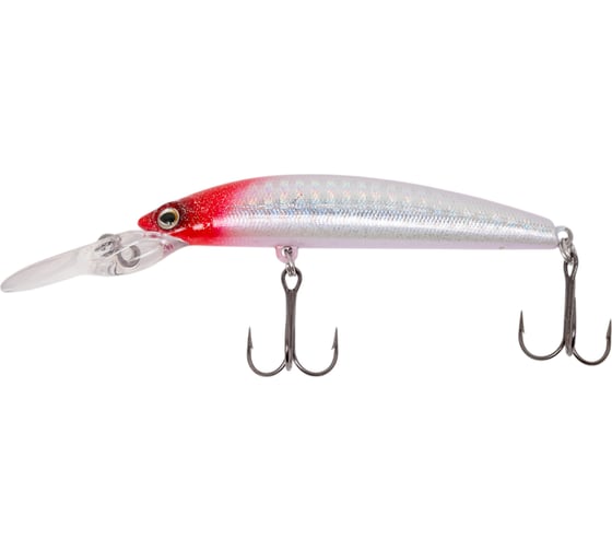 Воблер Strike Pro Magic Minnow 85 цвет: 022PPP-713 Redhead Silver EG-068F#022PPP-713