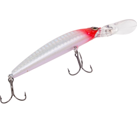 Воблер Strike Pro Magic Minnow 85 цвет: 022PPP-713 Redhead Silver EG-068F#022PPP-713