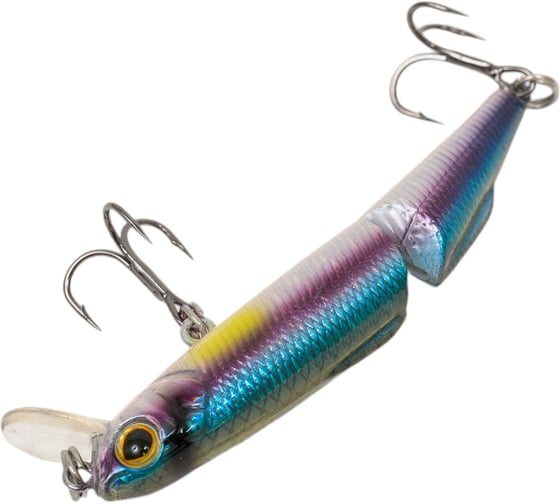Воблер Strike Pro Magnum Loach 70 цвет: A210-SBO-RP Rainbow Ghost Wakasagi JS-393#A210-SBO-RP