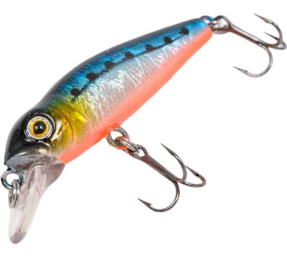 Воблер Strike Pro Воблер Strike Pro Midge 40 цвет: A234-SBO-LU Blue Back Silver OB Fluo EG-074SP#A234-SBO-LU