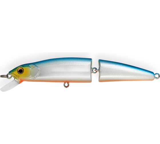 Воблер Strike Pro Minnow Jointed SM70 цвет: 626E Blue Silver OB MG-014F#626E 1