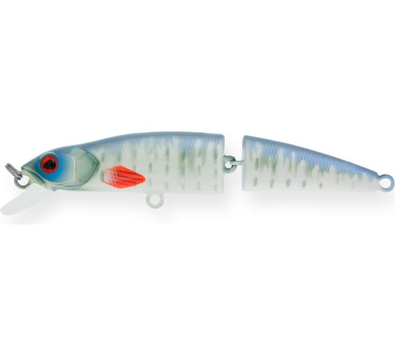 Воблер Strike Pro Minnow Jointed SM70 цвет: SM51F Birch Pearl MG-014F#SM51F