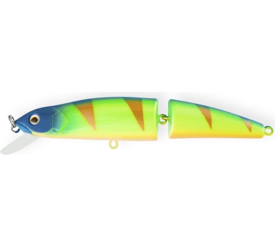 Воблер Strike Pro Minnow Jointed SM70 цвет: A47FL Glowing Blue Lemon MG-014F#A47FL 1