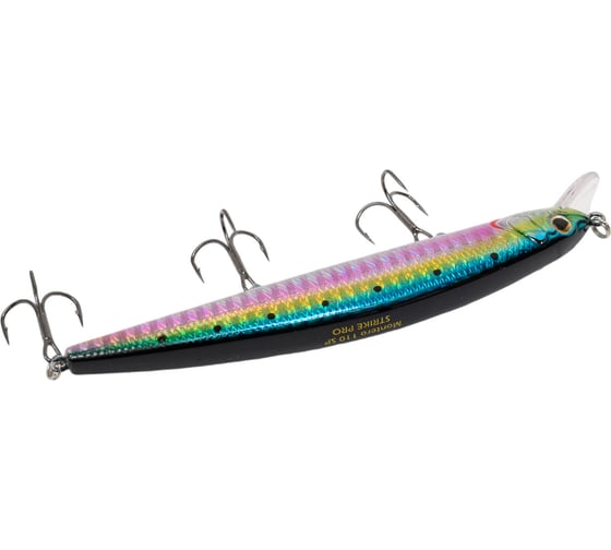 Воблер Strike Pro Montero 110SP цвет: 692-713-RP Pacific Sardine EG-190C-SP#692-713-RP