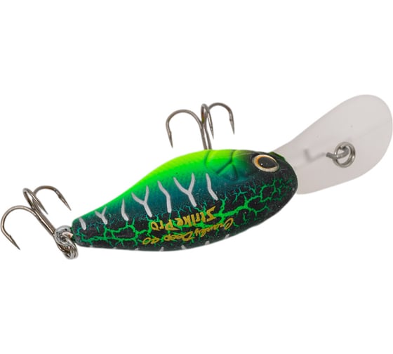Воблер Strike Pro Cranky Deep 40 цвет: A223S-RP Pearl Mat Tiger EG-164L#A223S-RP