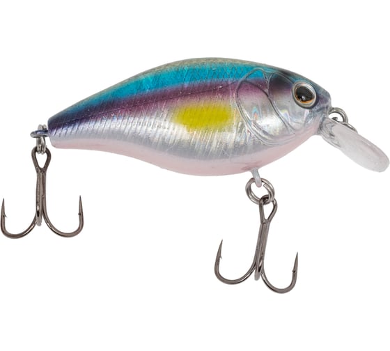 Воблер Strike Pro Cranky-X 50 цвет: A210-SBO-RP Rainbow Ghost Wakasagi EG-165#A210-SBO-RP