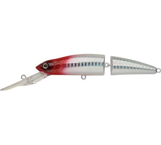 Воблер Strike Pro Mr. Wiggly TL 110 цвет: 022PPP-713 Redhead Silver MG-010D#022PPP-713