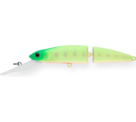 Воблер Strike Pro Mr. Wiggly TL 110 цвет: A178S Lemon Mat Tiger MG-010D#A178S