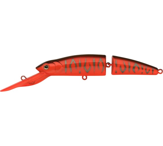 Воблер Strike Pro Mr. Wiggly TL 110 цвет: A207DRV Red Devil Pearl Red Lip MG-010D#A207DRV 1