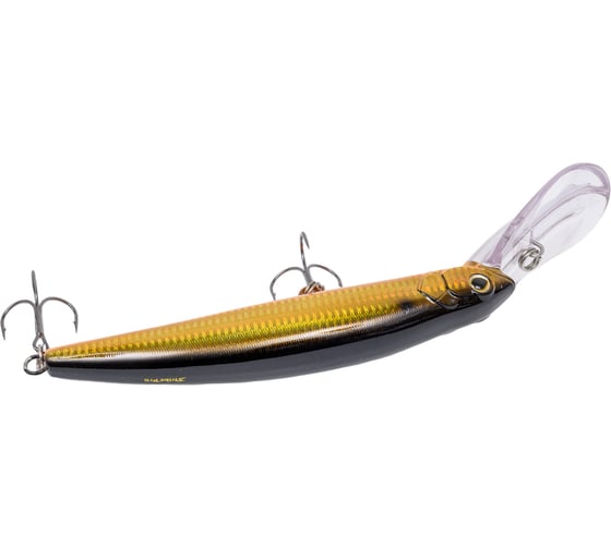 Воблер Strike Pro Musky Monster Deep 200CL цвет: 613-713 Black Back Smoked OB MG-007CL#613-713