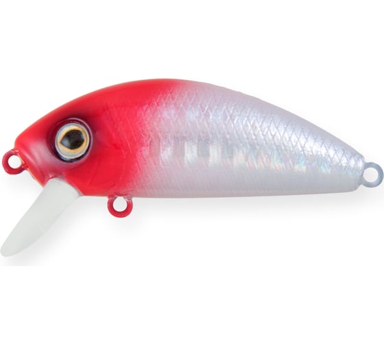 Воблер Strike Pro Mustang Minnow 45 цвет: 022PPP-713 Redhead Silver MG-002F#022PPP-713 1