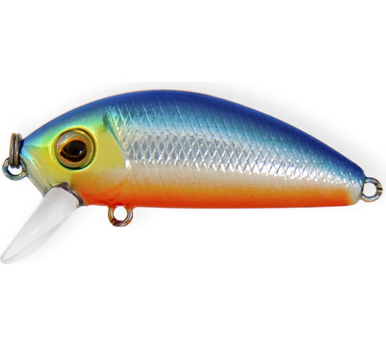 Воблер Strike Pro Mustang Minnow 45 цвет: 626E Blue Silver OB MG-002F#626E