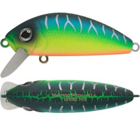 Воблер Strike Pro Mustang Minnow 45 цвет: A223S-RP Pearl Mat Tiger MG-002F#A223S-RP