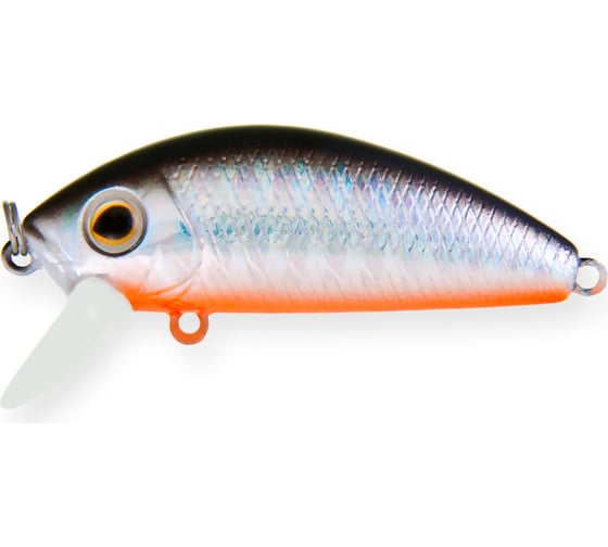 Воблер Strike Pro Mustang Minnow 45 цвет: A70-713 Black Silver OB MG-002F#A70-713