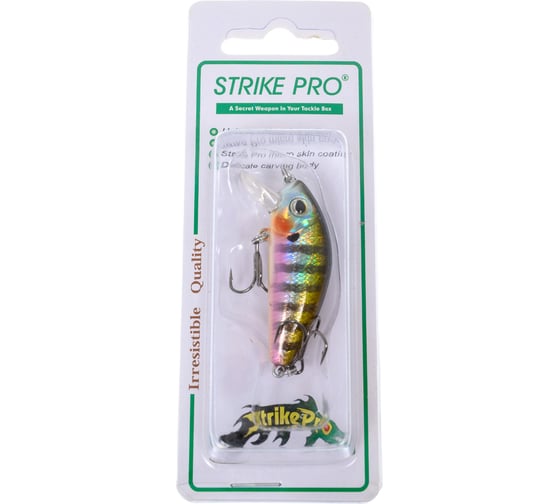 Воблер Strike Pro Mustang Minnow 45 цвет: 630V Bluegill MG-002F#630V