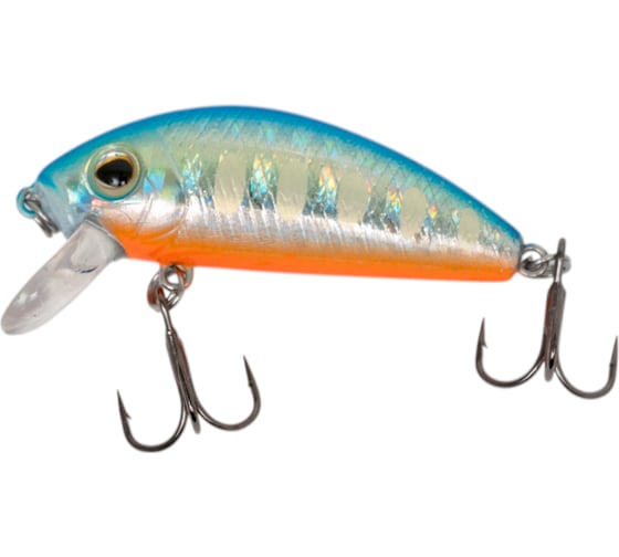 Воблер Strike Pro Mustang Minnow 45 цвет: A150-713 UV Blue Silver OB MG-002F#A150-713