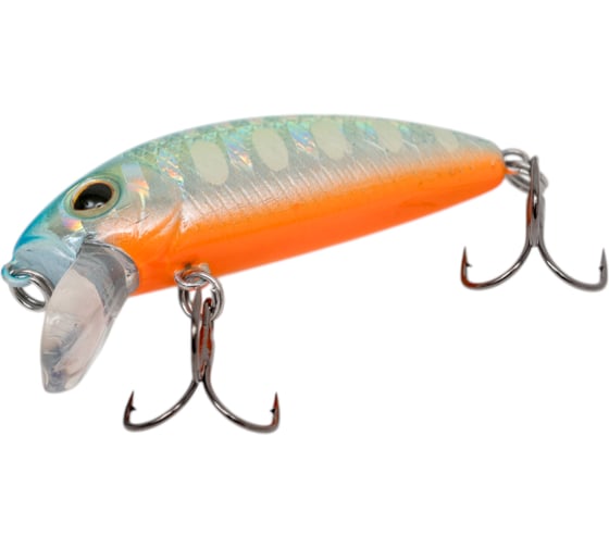 Воблер Strike Pro Mustang Minnow 45 цвет: A150-713 UV Blue Silver OB MG-002F#A150-713