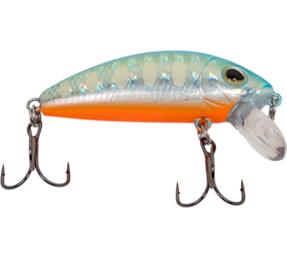 Воблер Strike Pro Mustang Minnow 45 цвет: A150-713 UV Blue Silver OB MG-002F#A150-713