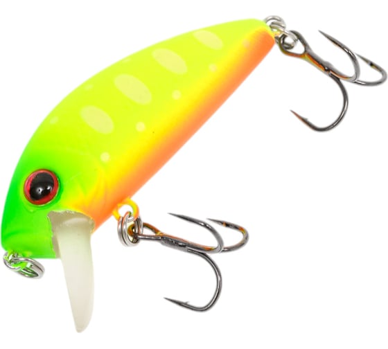 Воблер Strike Pro Mustang Minnow 45 цвет: A178S Lemon Mat Tiger MG-002F#A178S