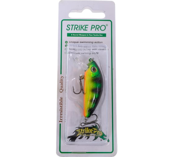 Воблер Strike Pro Mustang Minnow 45 цвет: A45T Natural Perch MG-002F#A45T