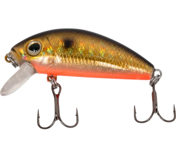Воблер Strike Pro Mustang Minnow 45 цвет: 613-713 Black Back Smoked OB MG-002F#613-713