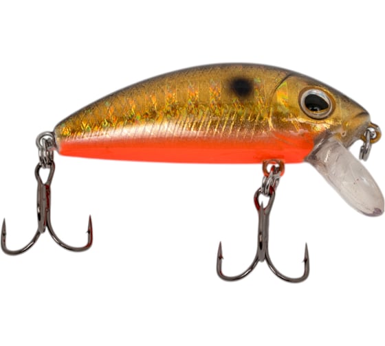 Воблер Strike Pro Mustang Minnow 45 цвет: 613-713 Black Back Smoked OB MG-002F#613-713