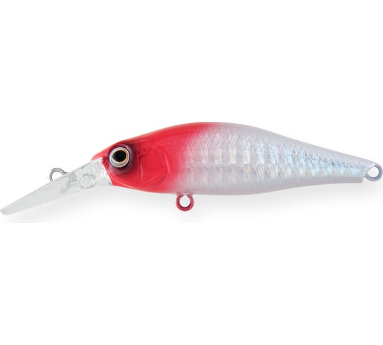 Воблер Strike Pro Terry Jerk 63 S цвет: 022PPP-713 Redhead Silver JS-123#022PPP-713