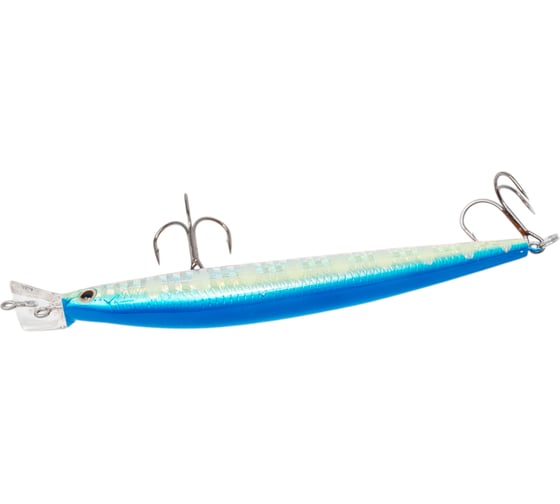 Воблер Strike Pro Top Water Minnow 110 цвет: A150-713 UV Blue Silver OB JL-166F#A150-713