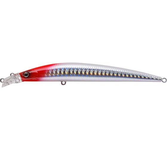 Воблер Strike Pro Top Water Minnow 110 цвет: 022PPP-713 Redhead Silver JL-166F#022PPP-713 1