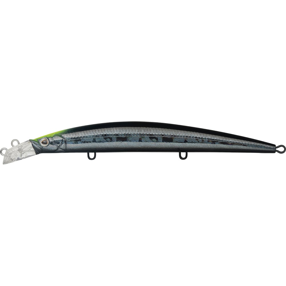 Воблер Strike Pro Top Water Minnow 130 цвет A261 Black Graph UV JL