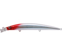 Воблер Strike Pro Top Water Minnow 130 цвет: 022PPP-713 Redhead Silver JL-158F#022PPP-713