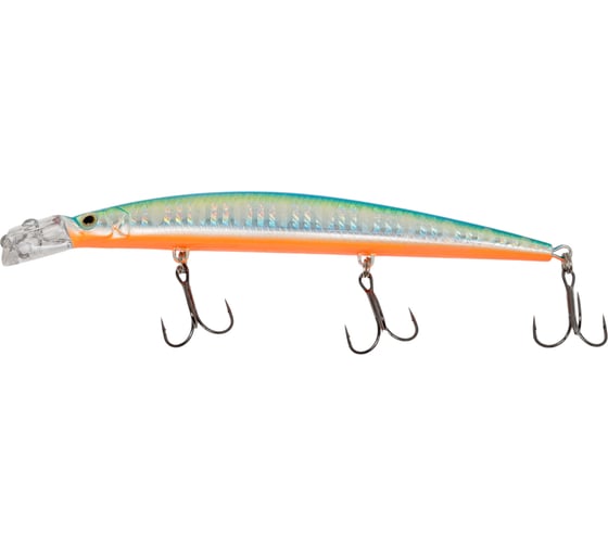 Воблер Strike Pro Top Water Minnow 130 цвет: A150-713 UV Blue Silver OB JL-158F#A150-713 1