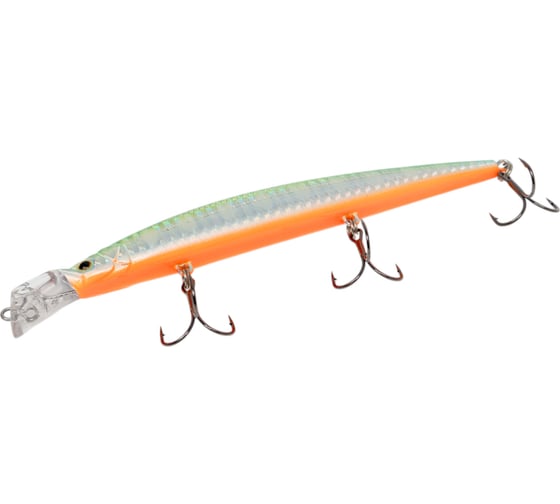 Воблер Strike Pro Top Water Minnow 130 цвет: A150-713 UV Blue Silver OB JL-158F#A150-713